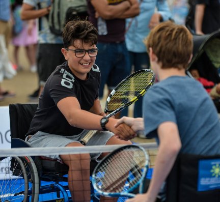 LTA launches wheelchair tennis event in East Midlands