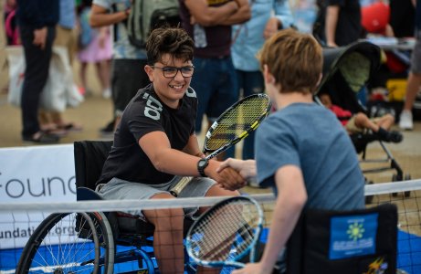 LTA launches wheelchair tennis event in East Midlands