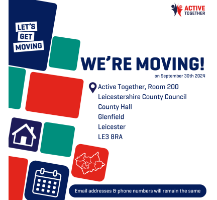 Active Together is moving to County Hall!