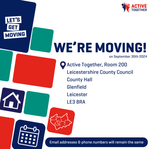 Active Together have officially moved to County Hall!